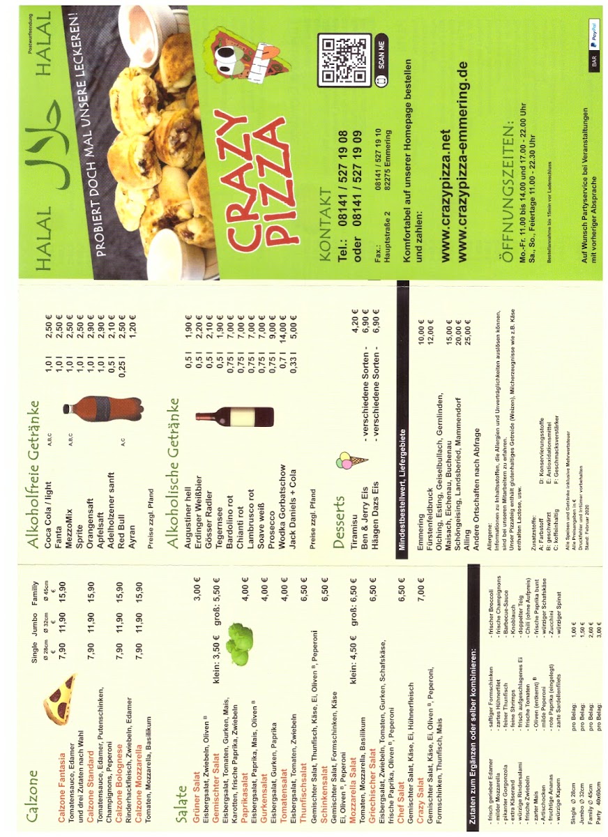 Menu Crazy Pizza Emmering-2
